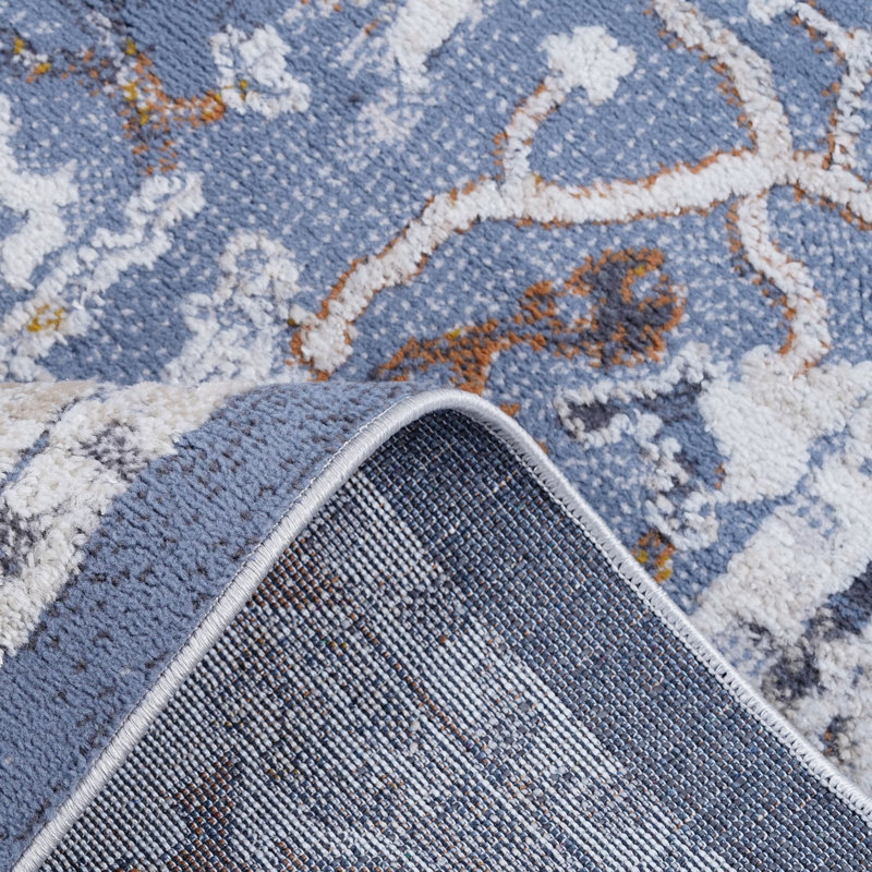 Oriental Indoor / Outdoor Rug, Rectangle 6'7" x 9'