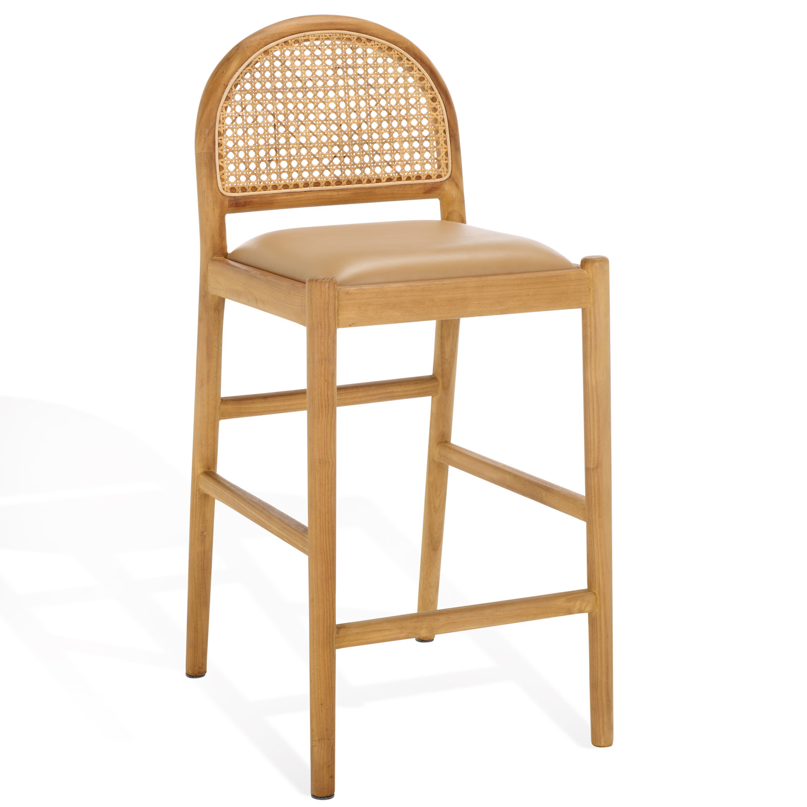 Ottavia 26" Bar Stool, Tan
