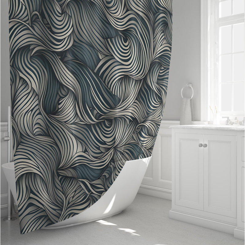 Rideau de douche Emilyann, H 72 po x l 70 po