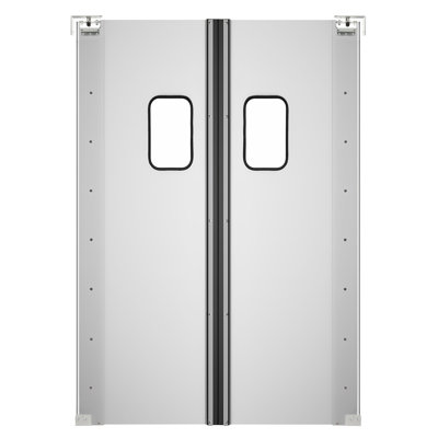 Commercial Single Aluminum Swinging Traffic Door with Window -  Door Opening