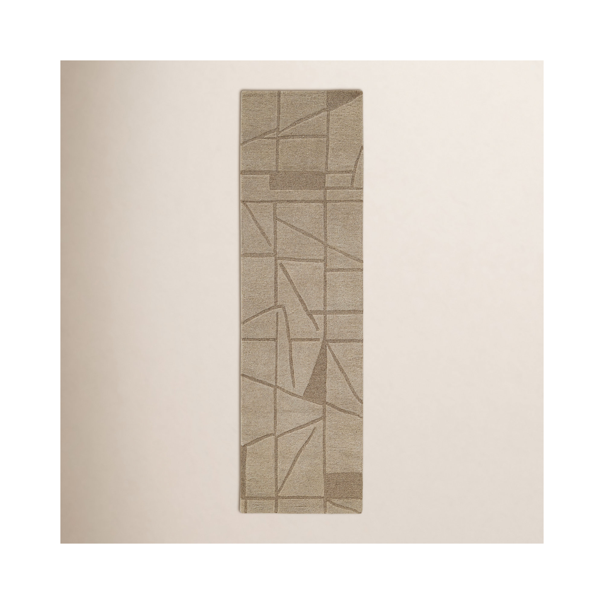 Lira Hand-Tufted Wool Geometric Area Rug, Runner 2'3" x 8'