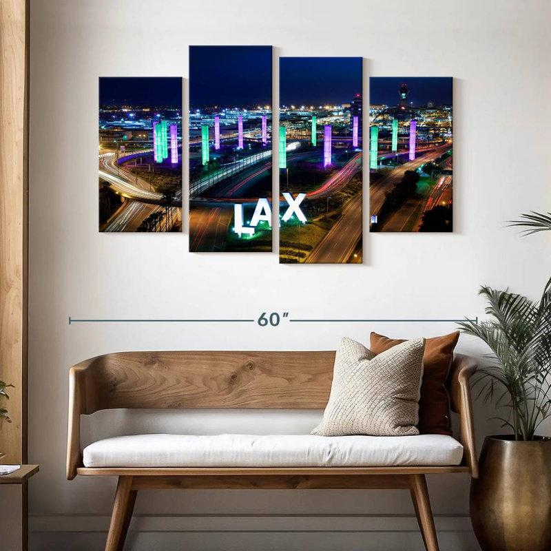 Vanna LAX International Airport, 32'' H x 52'' W