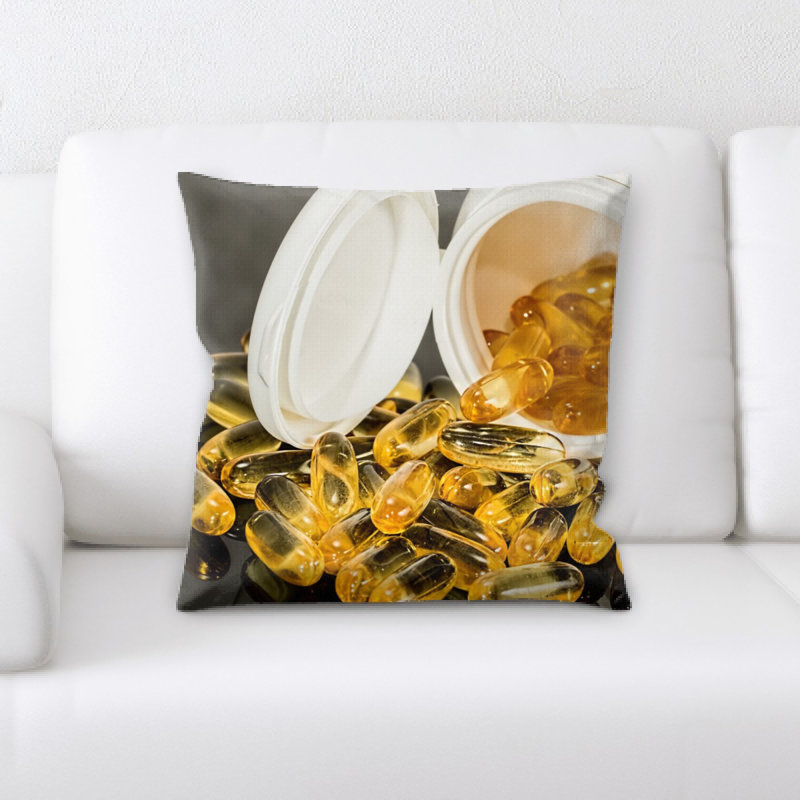 Coussin décoratif capsule