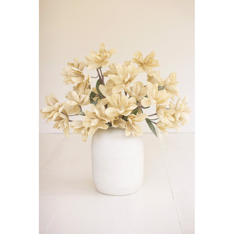 Tige florale Kalalou champagne et vert - hauteur 35 po