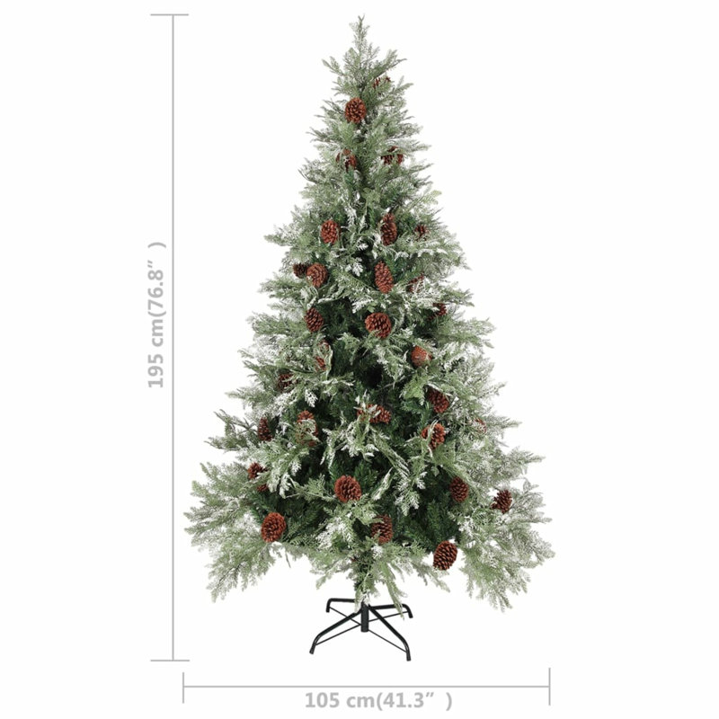 Artificial Christmas Tree, 6.4ft H