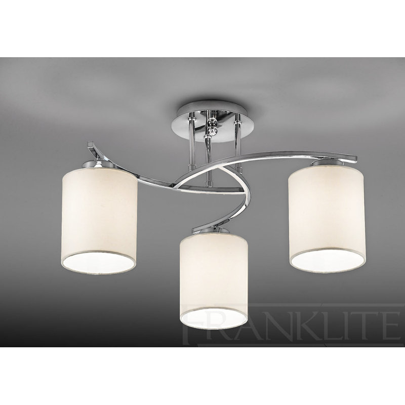 3 - Light Drum Chandelier, E27 GLS or L214 40W