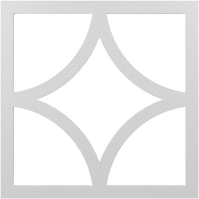 Médaillon de plafond en PVC de qualité architecturale Statesman
