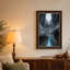 Art mural sur toile avec fente turquoise-665923946