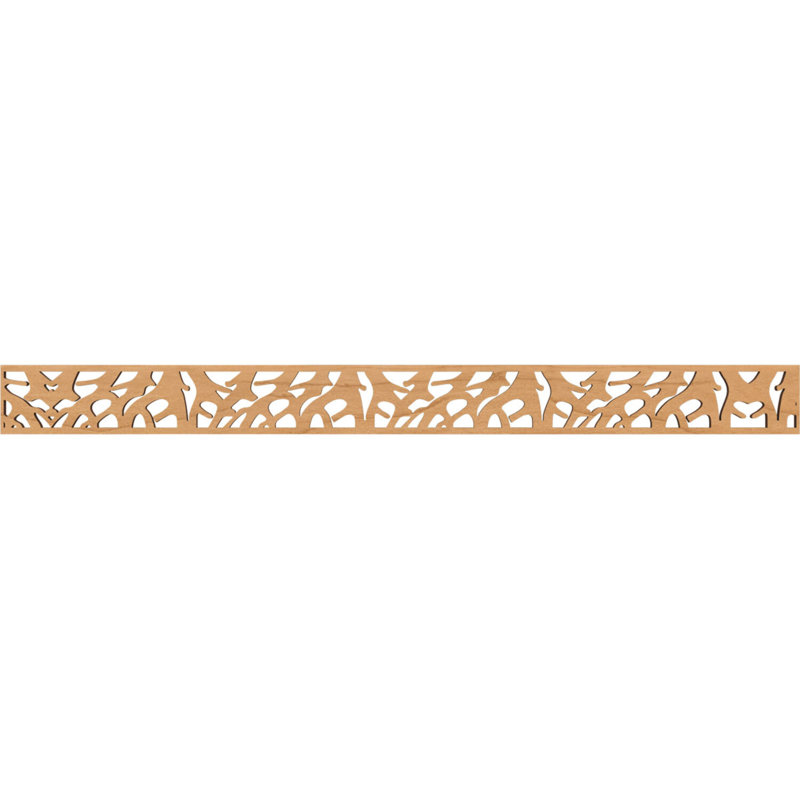 Moulure Manton, H 4 po x l 46,375 po x P 0,375 po, Érable