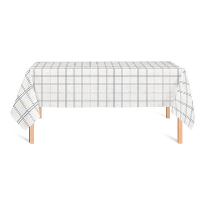 Ilian Plaid Cotton Blend Tablecloth