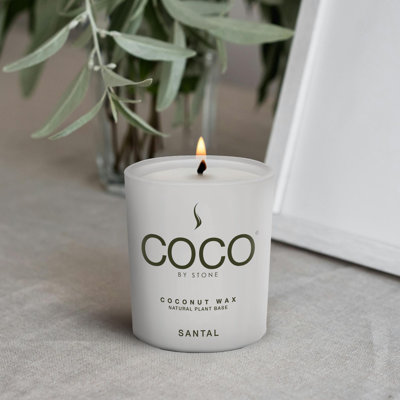 Bougie en cire Santal