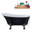 1399.5mm x 680.7mm Freestanding Soaking Acrylic Bathtub-392690347-392690346