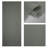 Clementine 10-Panel Double Rail White Panel Track Extendable 120"-218"W x 94"H, Panel width 23.5"