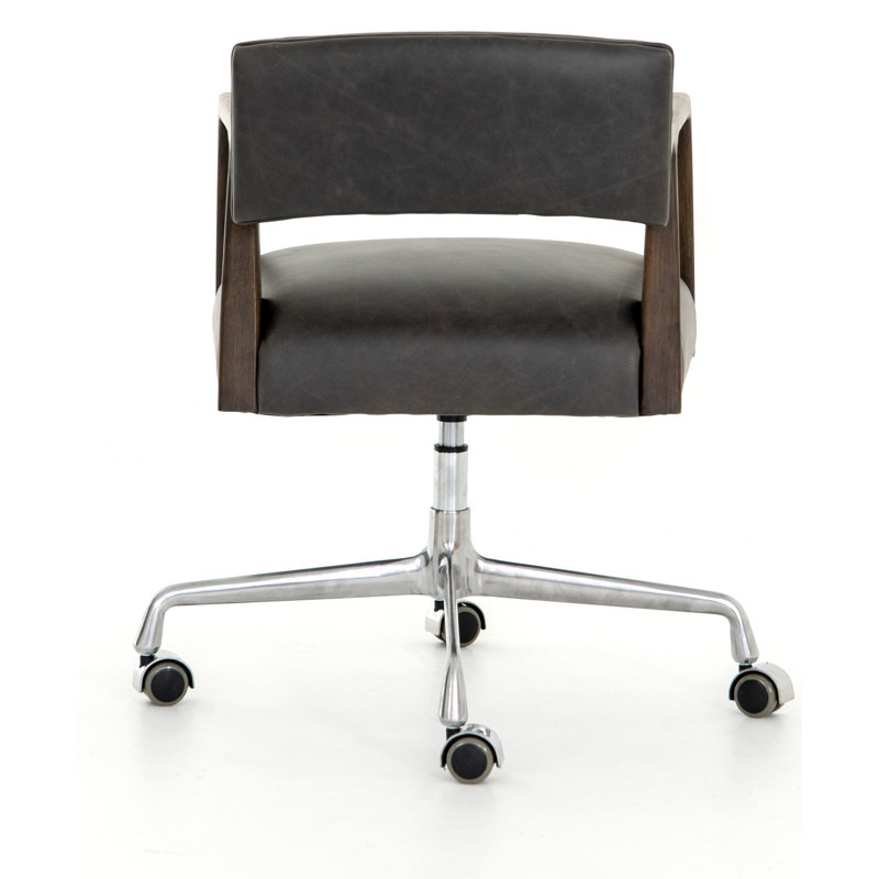 Tyler Leather Swivel Task Chair