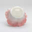Petit porte-bougie petite fleur rose - P 1/8 po