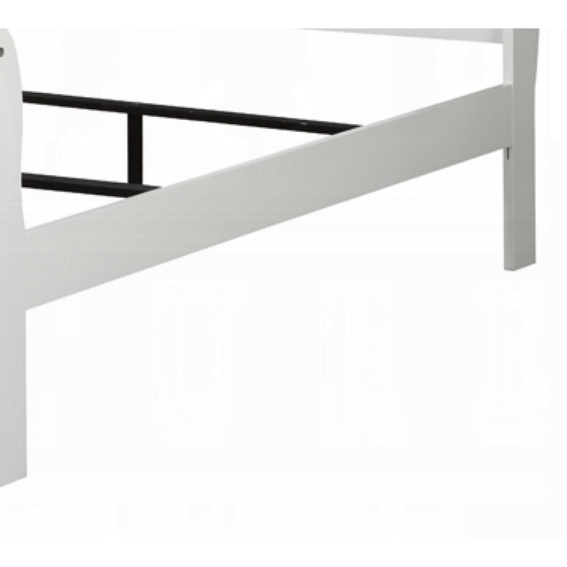 Barrières de lit Louis Philippe, Lit simple, Blanc