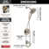 Nicoli 144749-HS Monitor 14 Series Tub and Shower with SureDock Hand Shower