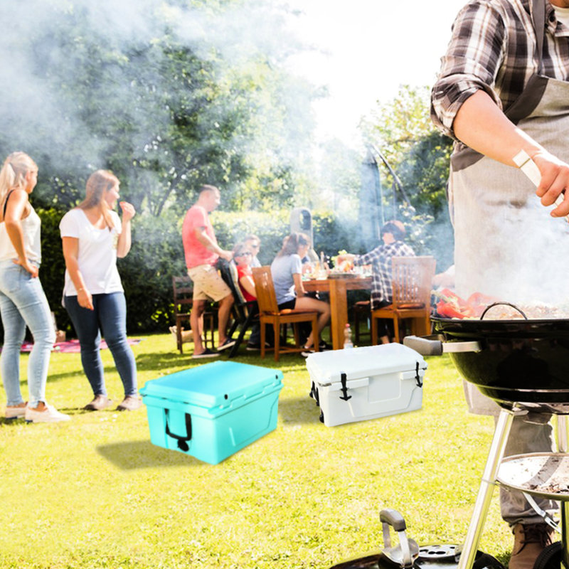 Glacière de camping 65Qt - 5 glacières antidérapantes de couleur bleue 2022