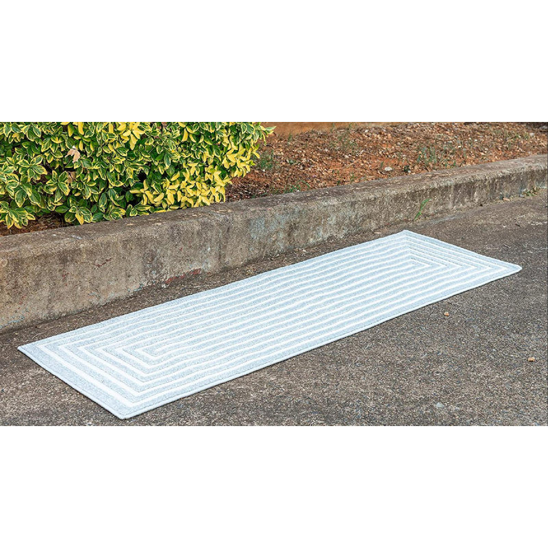 Tapis d'extérieur couleur calme Claudia, Tapis de couloir 2 pi x 6 pi