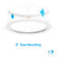 Ensemble de plafonniers encastrés à DEL 6 pouces Infibrite Thin-123845284-123845286-123845289