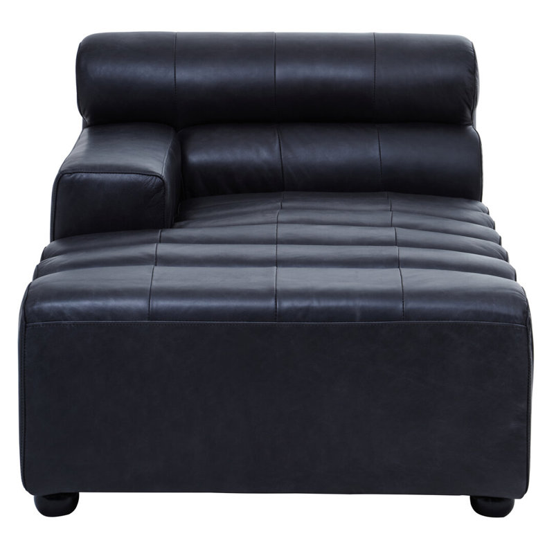 2 Seater Leather Sofa & Chaise
