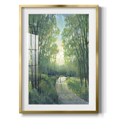 Motif rétro III, reproduction encadrée