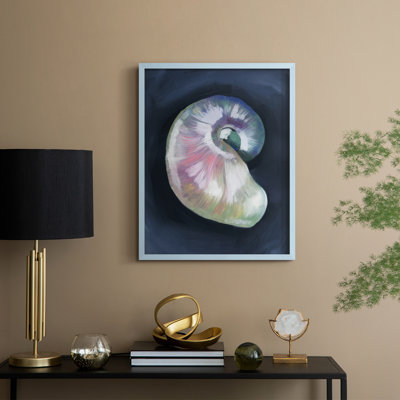 «Lost Shell I», reproduction encadrée - bois massif