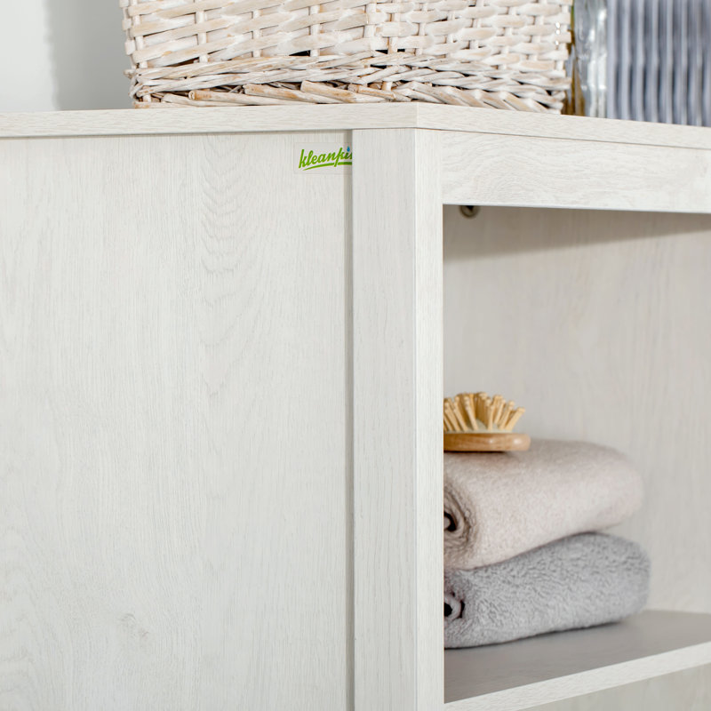 Armoire de literie autoportante, Blanc