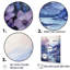 «Frosty Blue River Landscape I», reproduction sur toile-97070146-97070145
