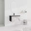 Ensemble de meuble-lavabo mural flottant 30 po avec lavabo en céramique et porte d'armoire à fermeture en douceur