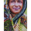 Visage de mère indienne | Aquarelle sur papier | Par Navneeth
