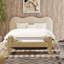 Banc rembourré en velours Jaquane