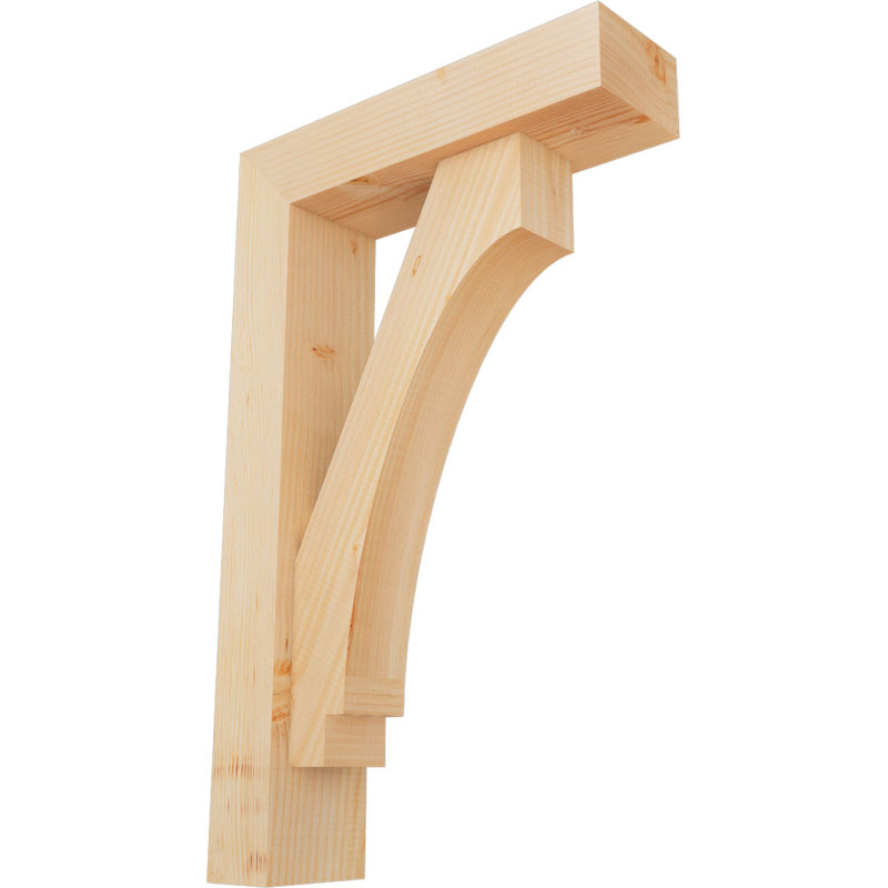 Support de bloc impérial avec entretoise décalée, 32 x 20, Sapin Douglas de l 5 1/2 po (lisse)