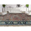 Tapis orange de haute qualité noué à la main