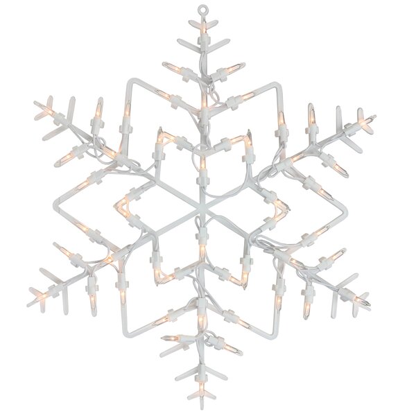 Northlight 11.75 White Wood Snowflake Christmas Ornament and Wall Decor, 1  - Pay Less Super Markets