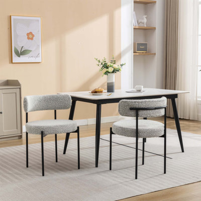 Ensemble de 2 chaises de salle à manger Burbank