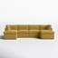 Canapé modulaire de coin avec repose-pieds Annai-1169791122