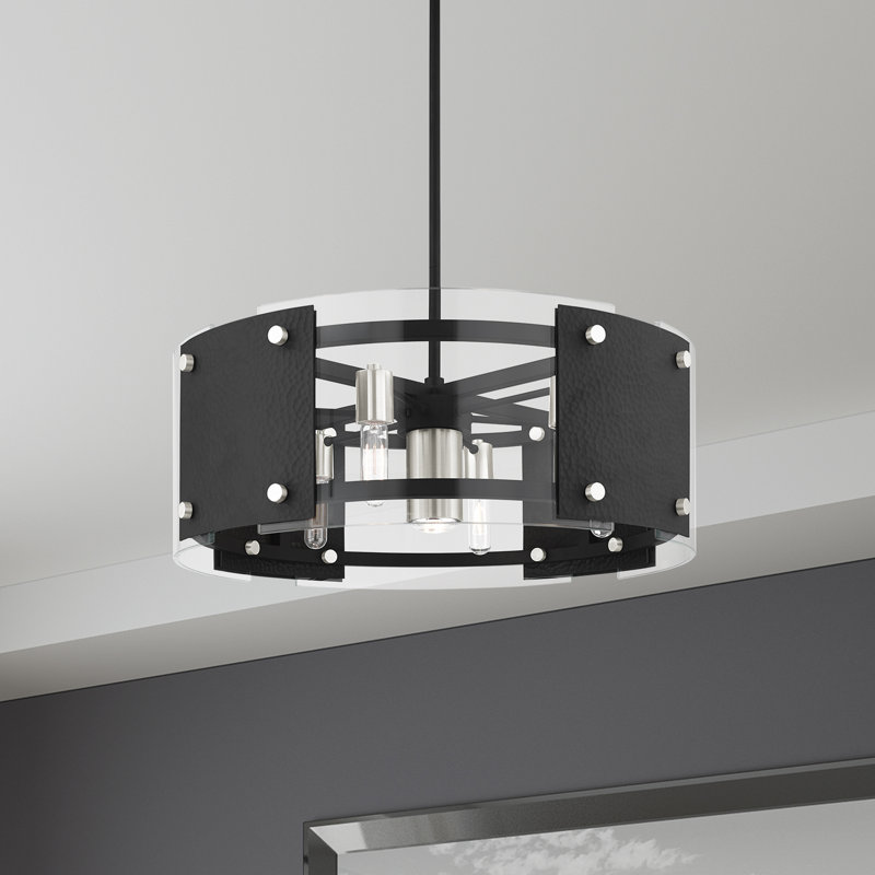 Barcelo 7 - Light Matte Black Pendant
