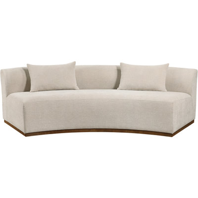 Avanti 104" Chenille Fabric Upholstered Sofa