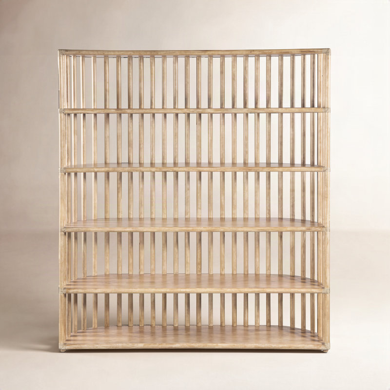 Retreat Solid Wood Bookcase, Dune
