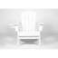 Chaise Adirondack pliante avec table d'appoint, ensemble de 3 chaises Adirondack, blanc (2 chaises et 1 table)-1027337245