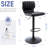 Adjustable Bar Stools Set Of 2, Modern Pu Leather Swivel Barstools With Back, Armless Airlift Counter Height Bar Chairs-1679665611