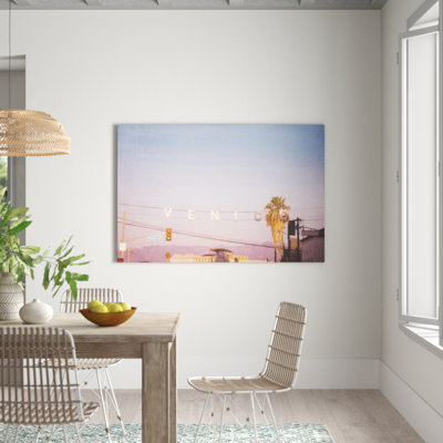 Venice In My Rearview by Morgan J Hartley - No Frame Print on Canvas