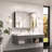 Gervon Rectangle Recessed Medicine Cabinet with Adjustable Shelves-1056989740-1021831152