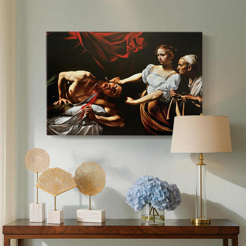 Judith Beheading Holofernes-Caravaggio-Gallery Wrapped Canvas-c. 1599–1602, 8 x 12