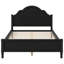 Queen Size Wood Platform Bed with Headboard and Footboard, Walnut-2069924213-2069924215