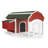 Pavlof 22.2 Square Feet Chicken Coop with Chicken Run For Up To 6 Chickens