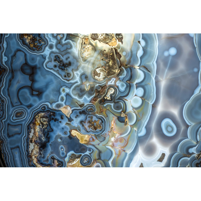 Gorvel Onyx Crystals Structure - Wrapped Canvas Print, 30cm H x 46cm W x 3.8cm D