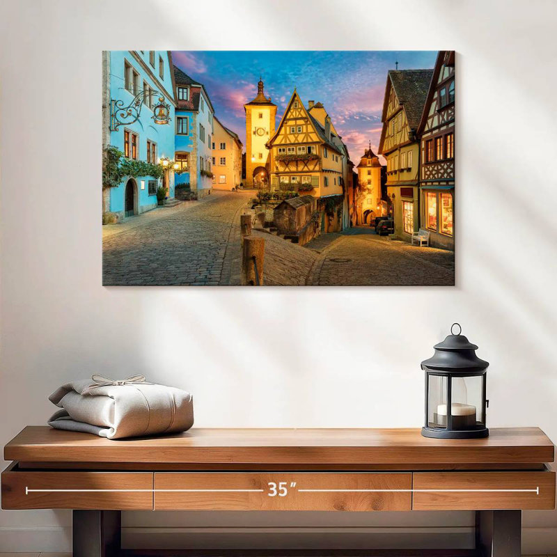 Lilie Rothenburg-sur-la-Tauber, H 16 po x l 24 po