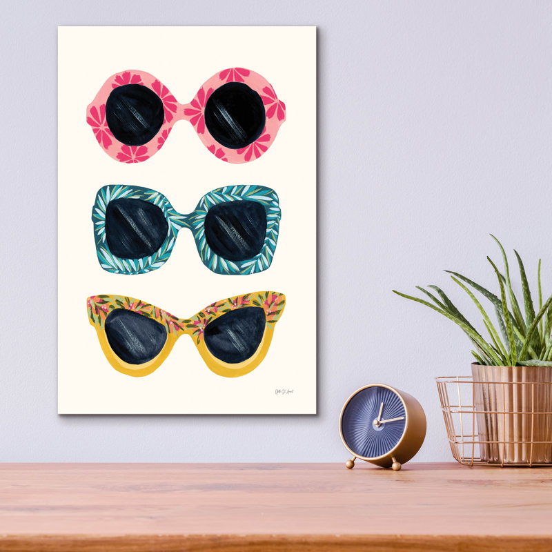 Art mural en verre Ebern Designs, H 16 po x l 12 po x P 0,13 po